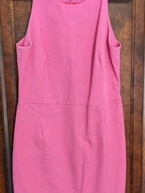 Banana Republic Pink Midi Sheath Dress